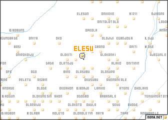 map of Elesu