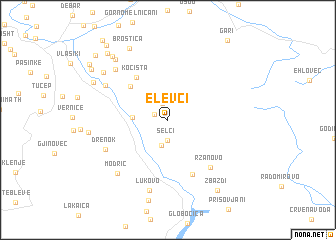 map of Elevci