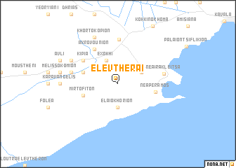 map of Elevtheraí