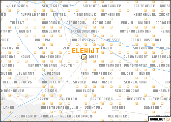 map of Elewijt