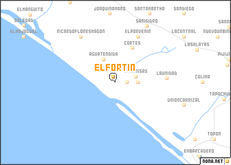 map of El Fortín