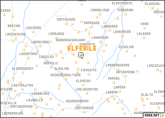 map of El Fraile