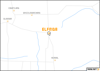 map of Elfrida