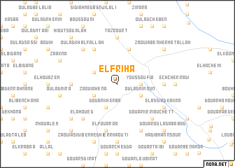map of El Friha
