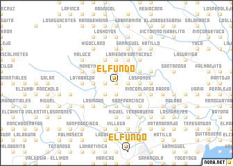 map of El Fundo