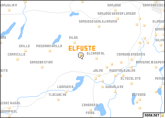 map of El Fuste