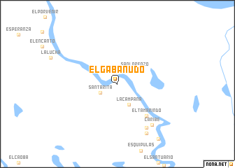 map of El Gabanudo