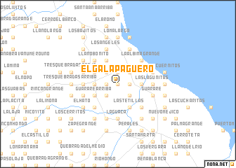 map of El Galapaguero