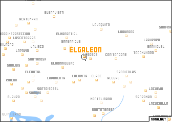 map of El Galeón