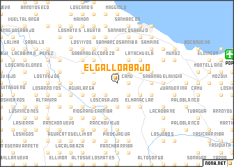 map of El Gallo Abajo