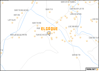 map of El Gaque