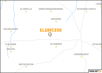 map of El Garceño