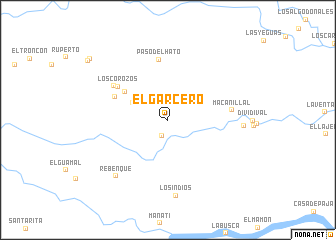 map of El Garcero