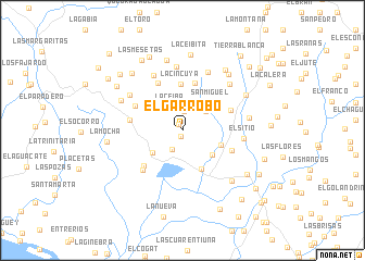 map of El Garrobo