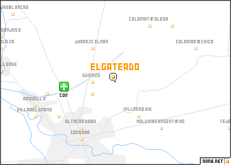 map of El Gateado