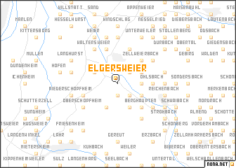 map of Elgersweier