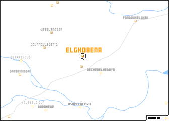 map of El Ghobena