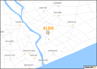 map of Elgin