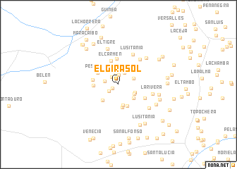 map of El Girasol