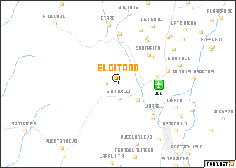 map of El Gitano