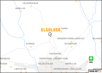 map of El Goloso