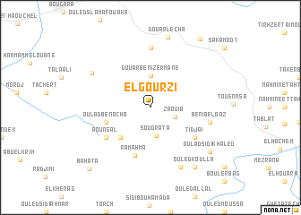 map of El Gourzi