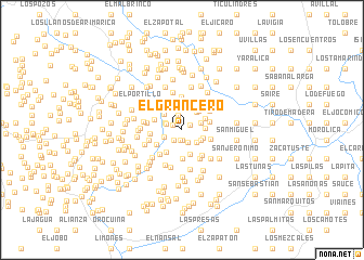 map of El Grancero