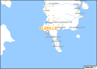 map of El Grillo