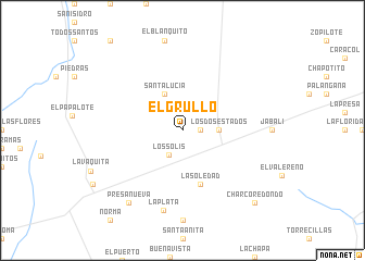 map of El Grullo