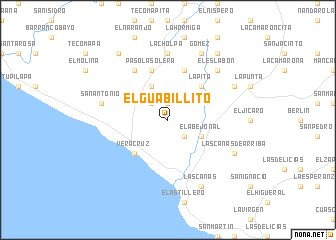 map of El Guabillito