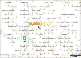 map of El Guachipilín