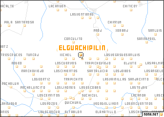 map of El Guachipilín