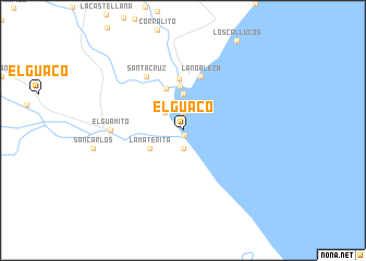 map of El Guaco