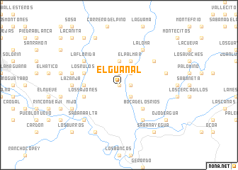 map of El Guanal