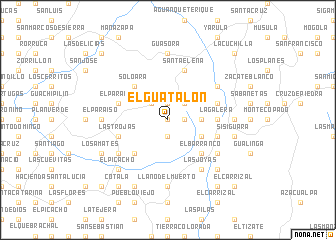 map of El Guatalón