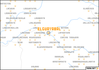 map of El Guayabal