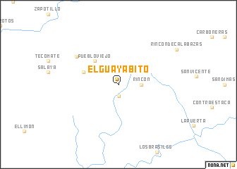 map of El Guayabito