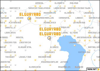 map of El Guayabo