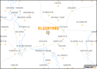 map of El Guayabo