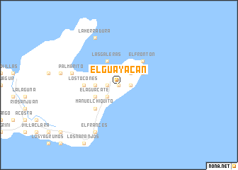 map of El Guayacán