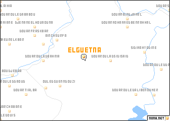 map of El Guetna