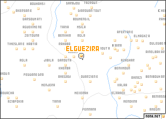 map of El Guezîra