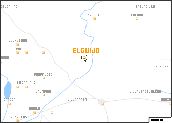 map of El Guijo