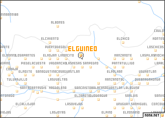 map of El Guineo