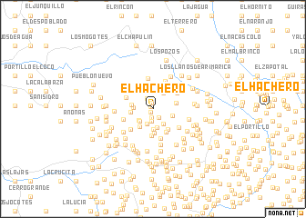 map of El Hachero