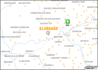 map of El Hadhar