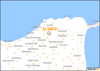 map of El Hafa