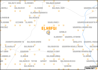 map of El Hafdi