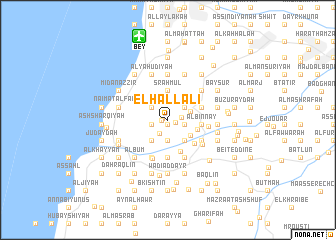 map of El Hallâli