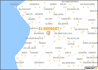 map of El Hamadat